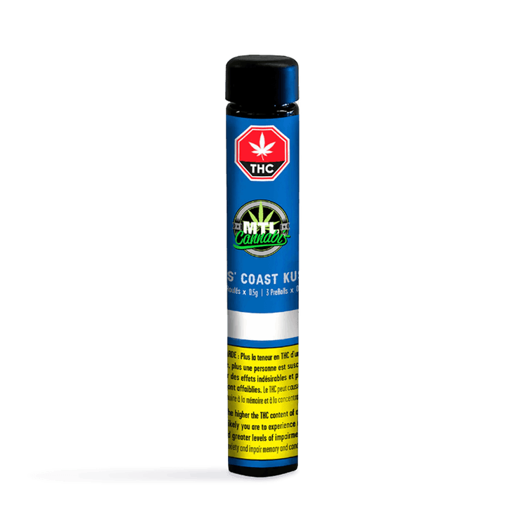 Wes' Coast Kush Pre-Roll 3-Pack | 1.5g