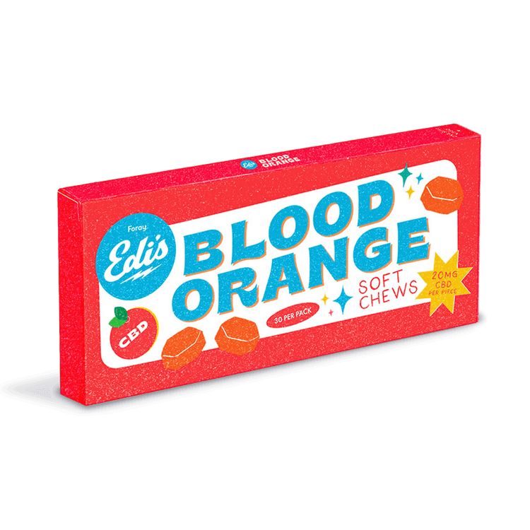 Edi's CBD Blood Orange Soft Chew 30-pack