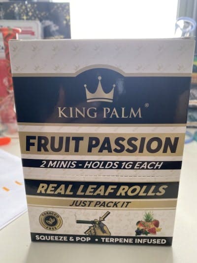 King Palm Mini Rolls Fruit Passion
