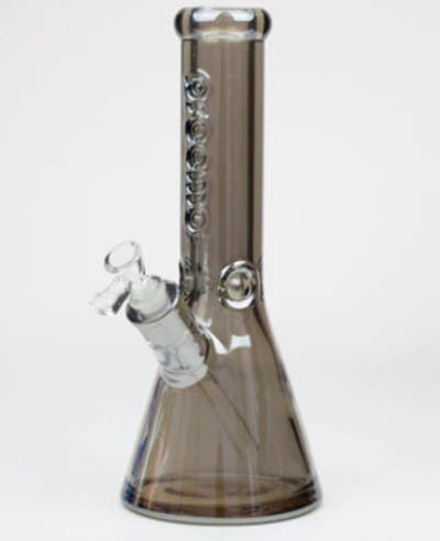 PREEMO - 12 INCH 9MM ION PLATED BEAKER - SMOKE