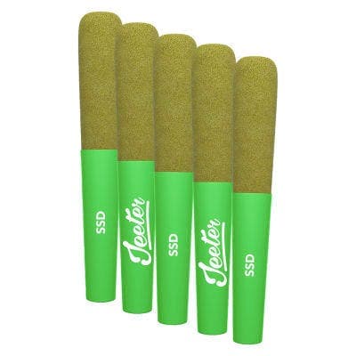 Jeeter - Baby Jeeter Infused Strawberry Sour Diesel Pre-Roll - 5x0.5g