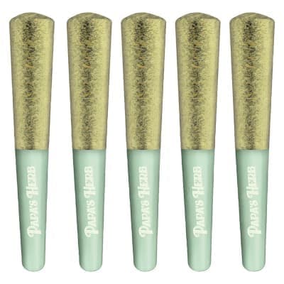 Papa's Herb - Sativa Jack Herer Infused Pre-Roll - 5x0.5g -  Distillates