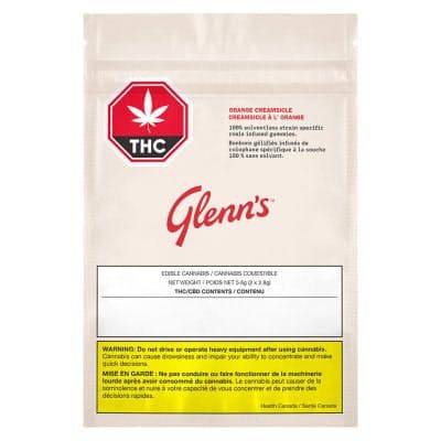Glenn's - Orange Creamsicle Hash Rosin Sativa Soft Chews - 2 Pack - Soft Chews