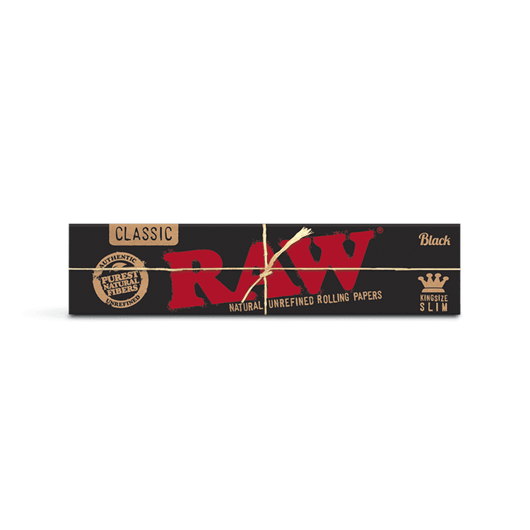 Black Kingsize Slim Papers