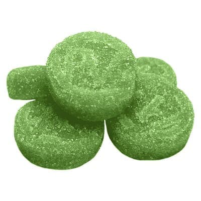 Platinum - Green Apple Balanced THC:CBD Gummies - 5 Pack - Soft Chews
