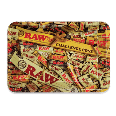 Mixed Raw Paper Rolling Tray - Medium