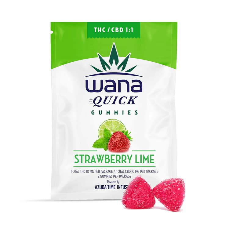 Quick Strawberry Lime 1:1 Gummies