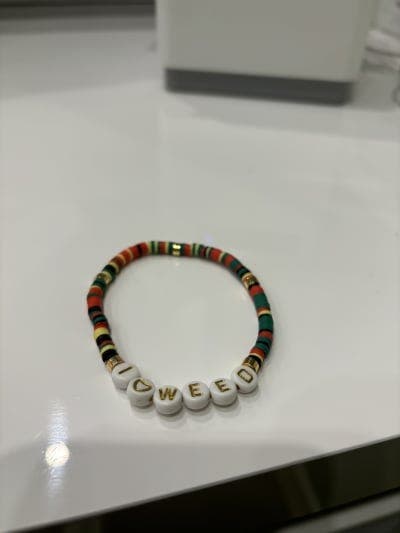I <3 WEED BRACELET