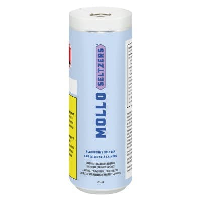 Mollo Seltzers - Blackberry Seltzer - 355ml - Beverages