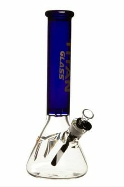 14" Titan Camel Paste Glass Bong