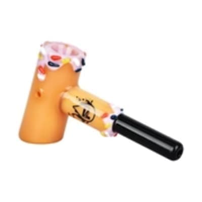 Pulsar Delicious Dunker 4" Hammer Pipe - Strawberry