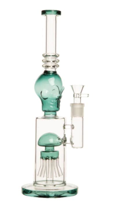 14 Inch Skull Percolator Bong