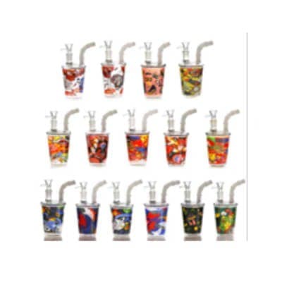 6.5" Funky Designs sippycup Bong - Assorted