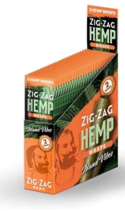 ZIG-ZAG HEMP WRAPS 2PK - ISLAND VIBES
