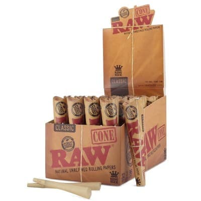 Raw Classic King Size Pre Rolled Cones