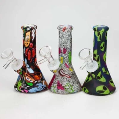 O Fortune | 5" Hydrographic Silicone Bong-Assorted