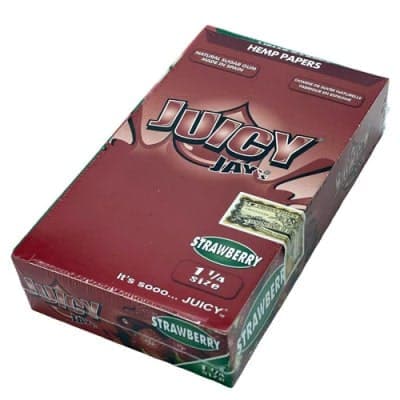 Juicy Jay's 1 1/4 Flavoured Papers Strawberry