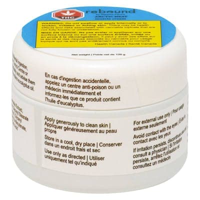 Rebound by Stewart Farms - Arctic Heat Muscle Cream - 120g - Creams and Lotions