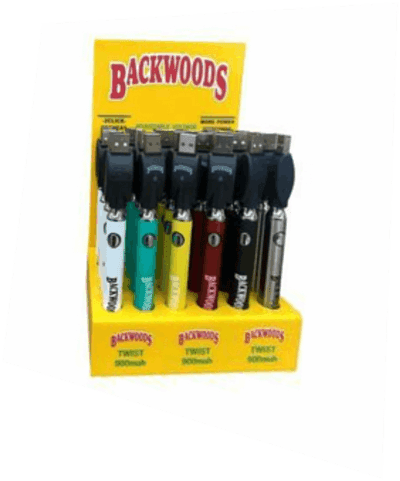 Colored Twist 900mAh Battery - 510 Thread Battery