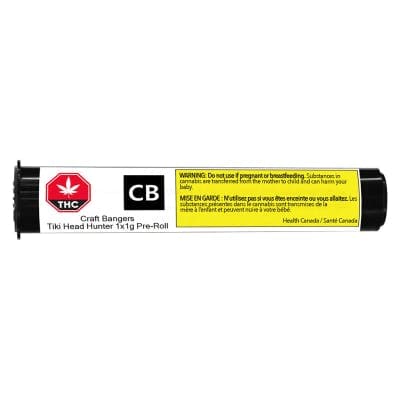 Craft Bangers - Tiki Head Hunter - 1x1g - Pre-Rolls