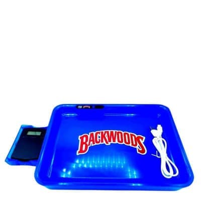 LED Glowing Rolling Tray With Scale