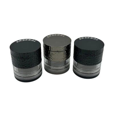 4PC Grinder AQUA REFLECTOR (clear window) *Assorted