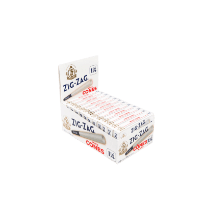 Zig Zag Original White 11/4 Cones 6 Pack