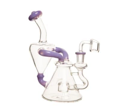 7" RECYCLER RIG WITH BOTTOM PERCOLATOR