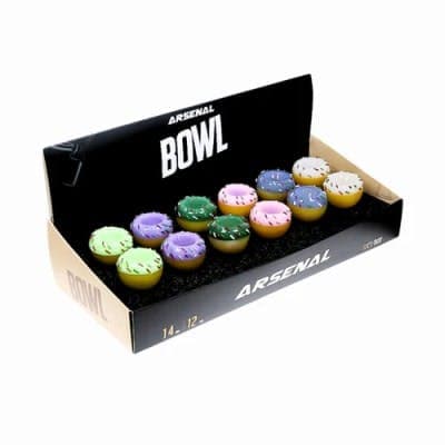 14mm Sprinkle Donut Glass Bowl-Assorted