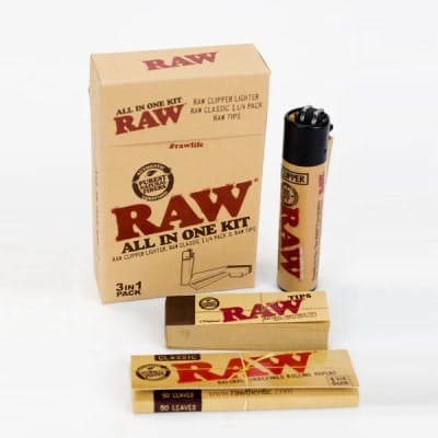 RAW All in One Kit (clipper,1 1/4 papers, tips)