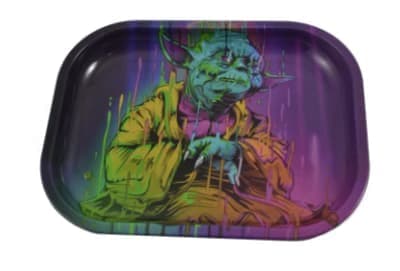 YODA METAL ROLLING TRAY - SMALL