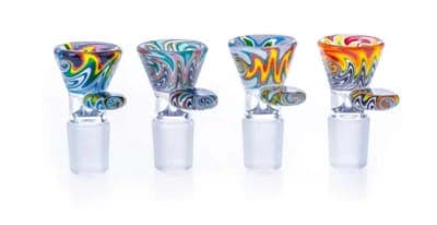 Hoss Glass - 14mm Cone Bowl - Colour Reversal