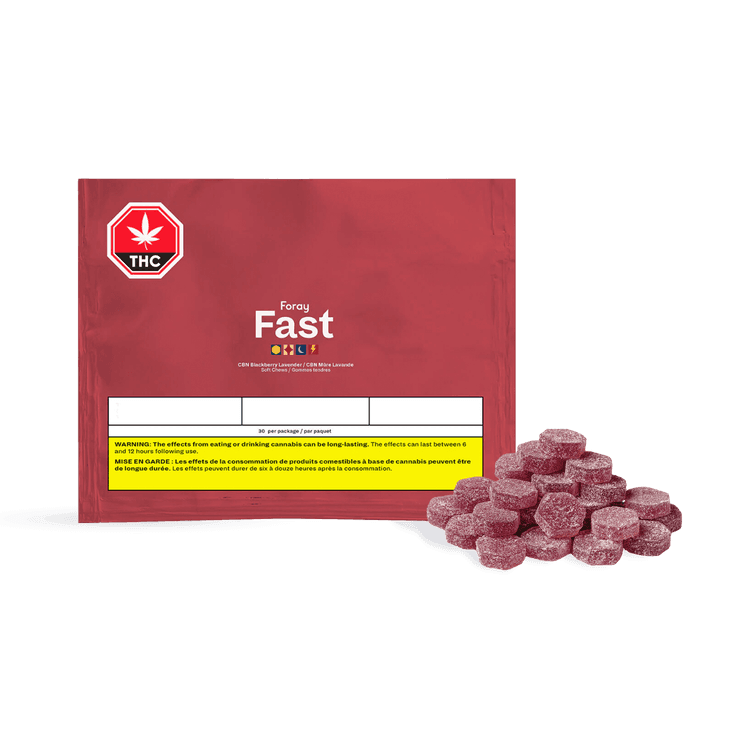 Fast CBN Blackberry Lavender Soft Chews