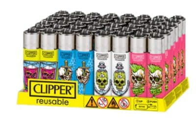 Clipper Bone Portraits Lighters