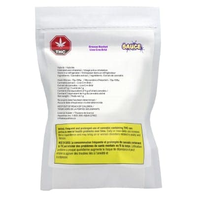 Sauce Rosin Labs - Live Crm Brle Grease Bucket - - Rosin