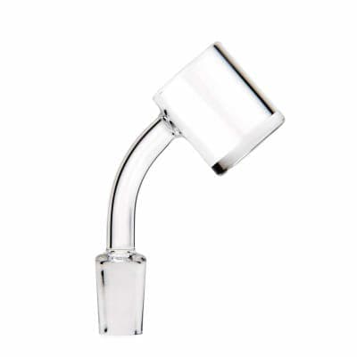 14mm Flat Top 45 Degree Quartz Banger - male
