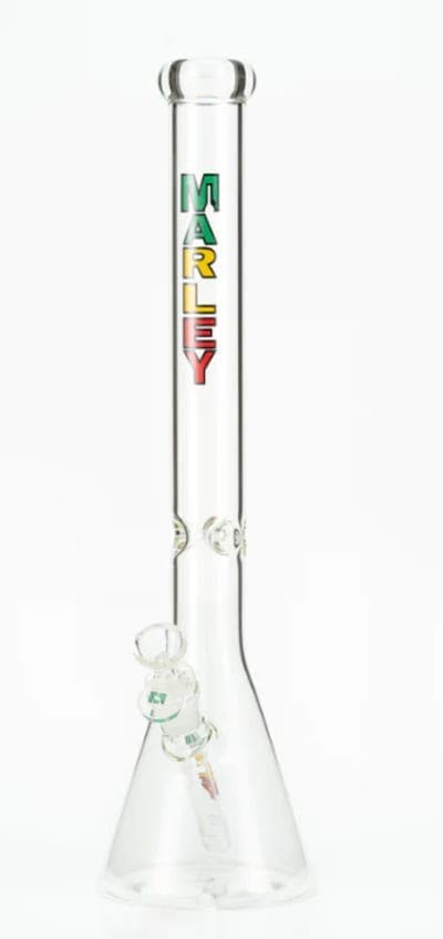 16" 5MM MARLEY GLASS BEAKER BONG