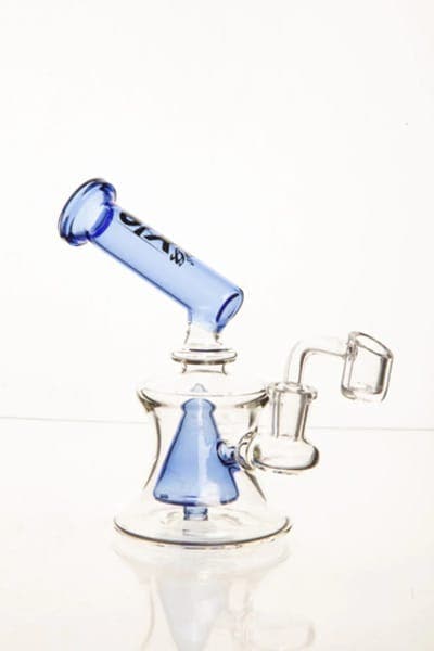 6" 6iX Glass Pyramid Dome Rig W/ Banger