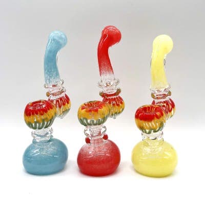 Rasta Bubbler 7" Tall - Assorted Color