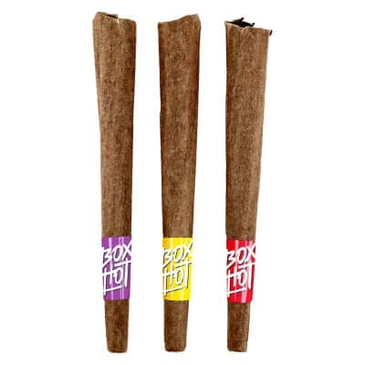 BOXHOT Fatties - Trifecta of Radical Blunt Smoking Power Infused Blunts - 3x1g - Distillates