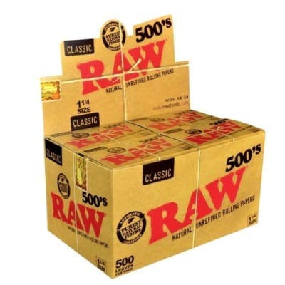 Raw Classic 500s 1 1/14 Rolling papers - Raw 500s
