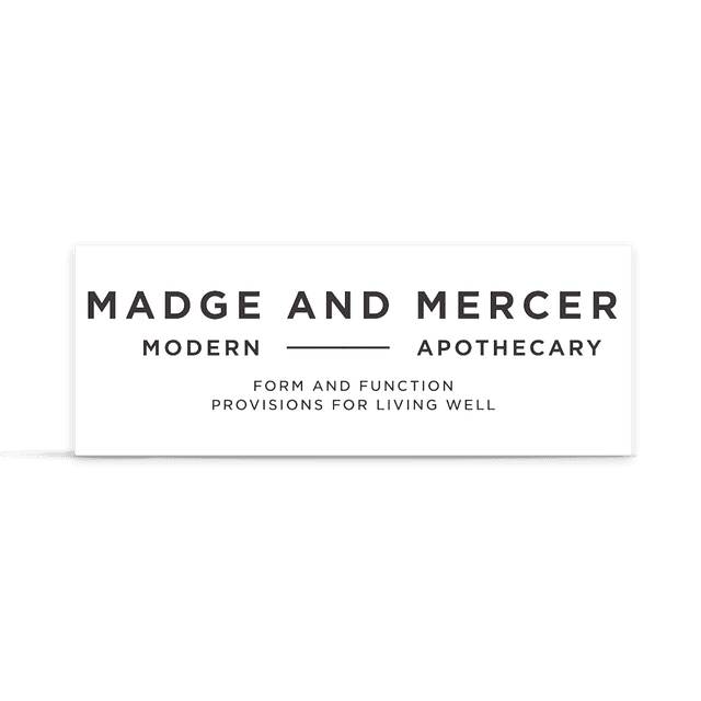 MADGE AND MERCER Modern Apothecary