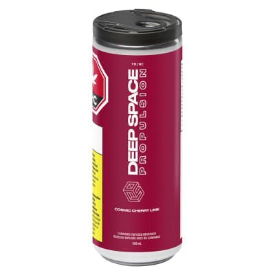 Deep Space - Cosmic Cherry Lime THC + CBG + Caffeine - 355ml - Beverages
