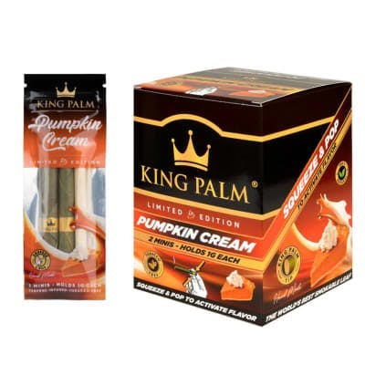 King Palm 2 Mini Rolls - Pumpkin Cream