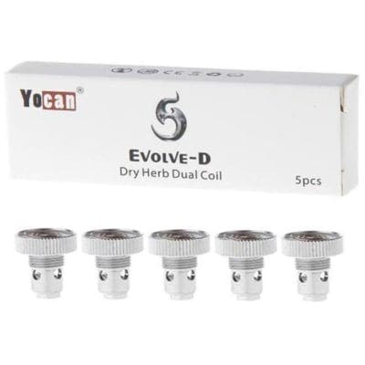 Yocan Evolve-D Dry Herb Dual Coil Pack - 5 pcs