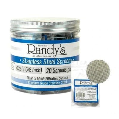 Randy's .625 5/8 inch Steel Screens (20 pack)