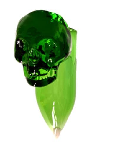 Crystal Skull Glass Nail Dabber