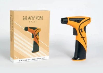 Yellow - MAVEN SPACE WINDPROOF TORCH LIGHTERS