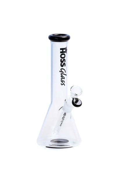 Hoss Glass 9" Mini Beaker With Coloured Accents